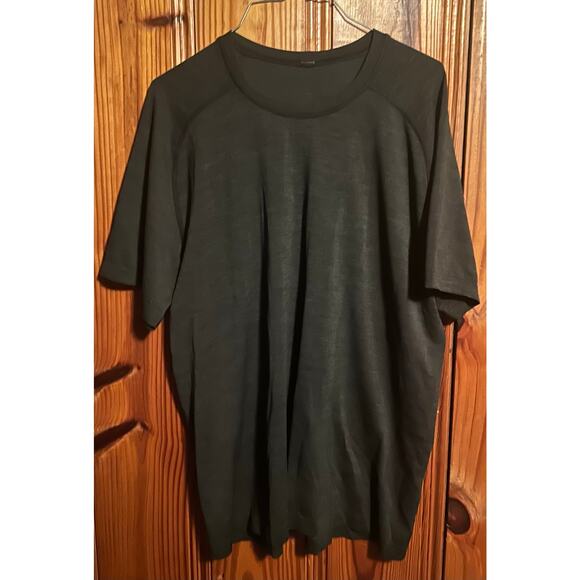 Lululemon Metal Vent Tech Men's Short Sleeve Shirt XL Dark Gray - Picture 1 of 3
